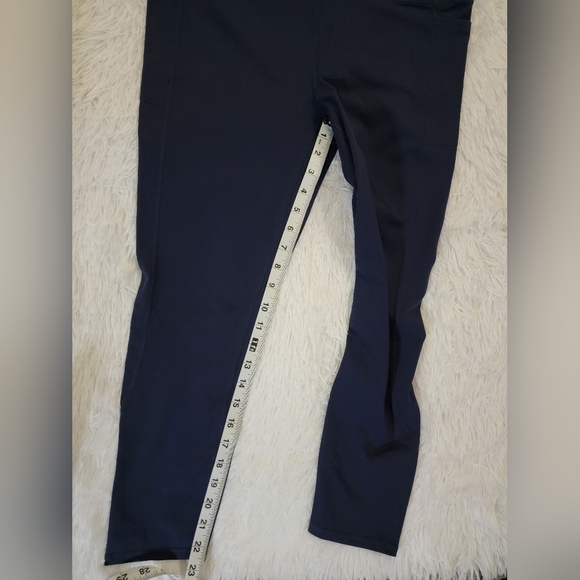 Skechers Go Walk 7/8 Deep Blue Active Leggings Large - Picture 6 of 16